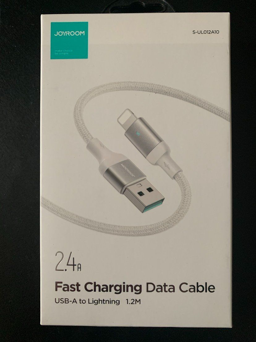 Cavi: Joyroom Fast Charging Data Cable USB-A to Lightning, 1.2m – Nuovo e nell'imballaggio originale da Flums venduto da finn1975