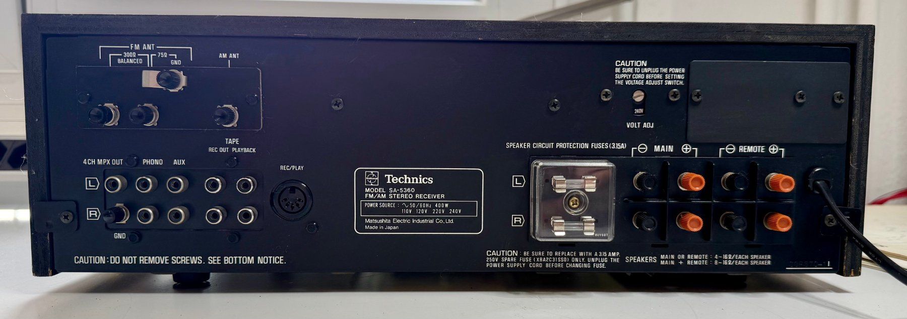 Technics Receiver: Ampli tuner Technics SA-5360 – Gebraucht aus Perly von inf_jnp6 5