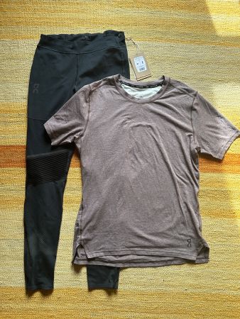 New Thermal Cloud On Running Legging + T-Shirt