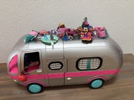 LOL Surprise Camper Wohnmobil mit Puppen und Zubehör, top Zu