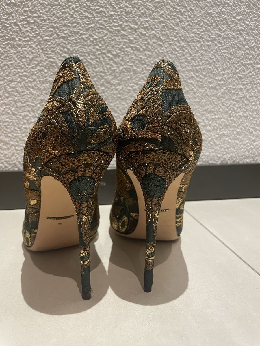 Dolce & Gabbana Scarpe da donna: Dolce & Gabbana heels, gold pattern, size 40 – Nuovo (secondo la descrizione) da Zürich venduto da Nat1978 5