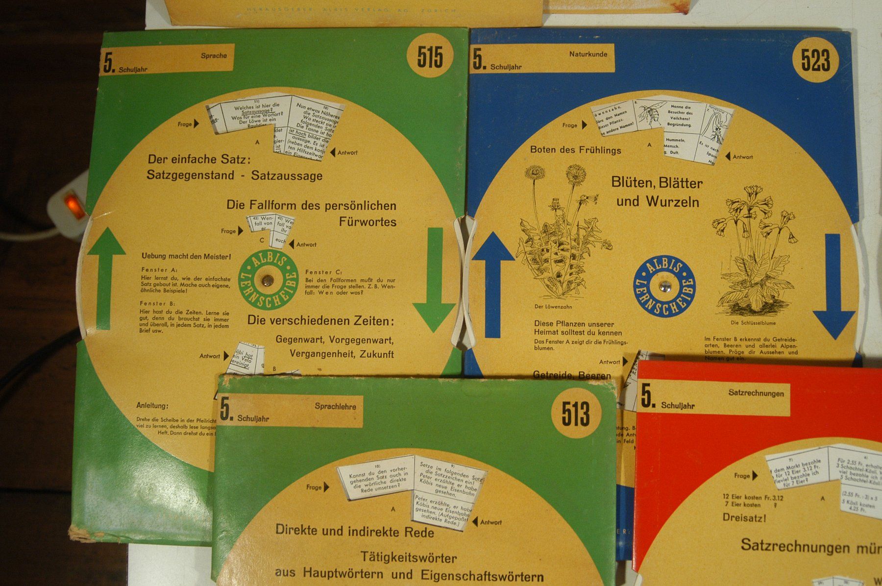 Bücher: Albis Lernscheiben Set – Gebraucht aus Herisau von Wisen 2