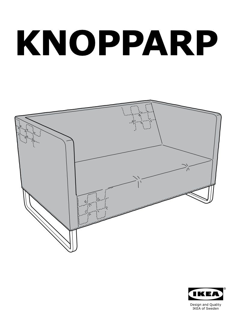 Ikea Sofas: Sofa Ikea Knopparp – Gebraucht aus Zürich von Lvera 1