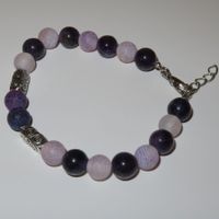 Armband Achat - Amethyst 8mm  VP 39,-