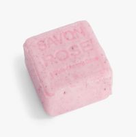 Savon cube parfum Rose et exfoliant fleur de bruyère