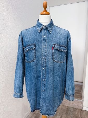 Vintage KENO Jeanshemd Gr. M – Denim Western Hemd