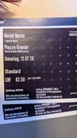Duran Duran Piazza Grande 12.07.26 Standard Ticket