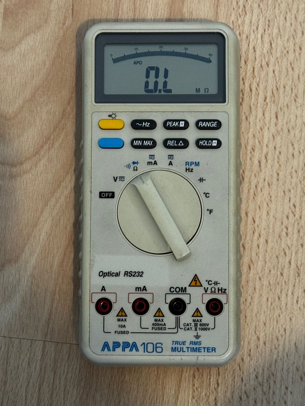 Misurare: APPA 106 Multimeter – Usato da Zürich venduto da colorblindrummer