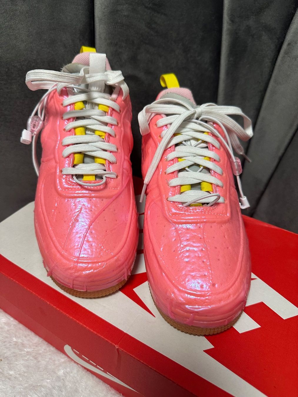 Nike Scarpe da uomo: Nike Air Force 1 Low Experimental Racer Pink 39 – Nuovo (secondo la descrizione) da Dübendorf venduto da Nora_Nita 1