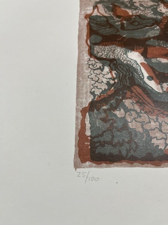 Grafica & Litografie: BARBARA LANGE LITHOGRAPHIE SIGNIERT NUMMERIERT – Usato da Gersau venduto da grafik-kunst 4