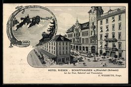Schaffhausen a. Rheinfall, Hotel Riesen,