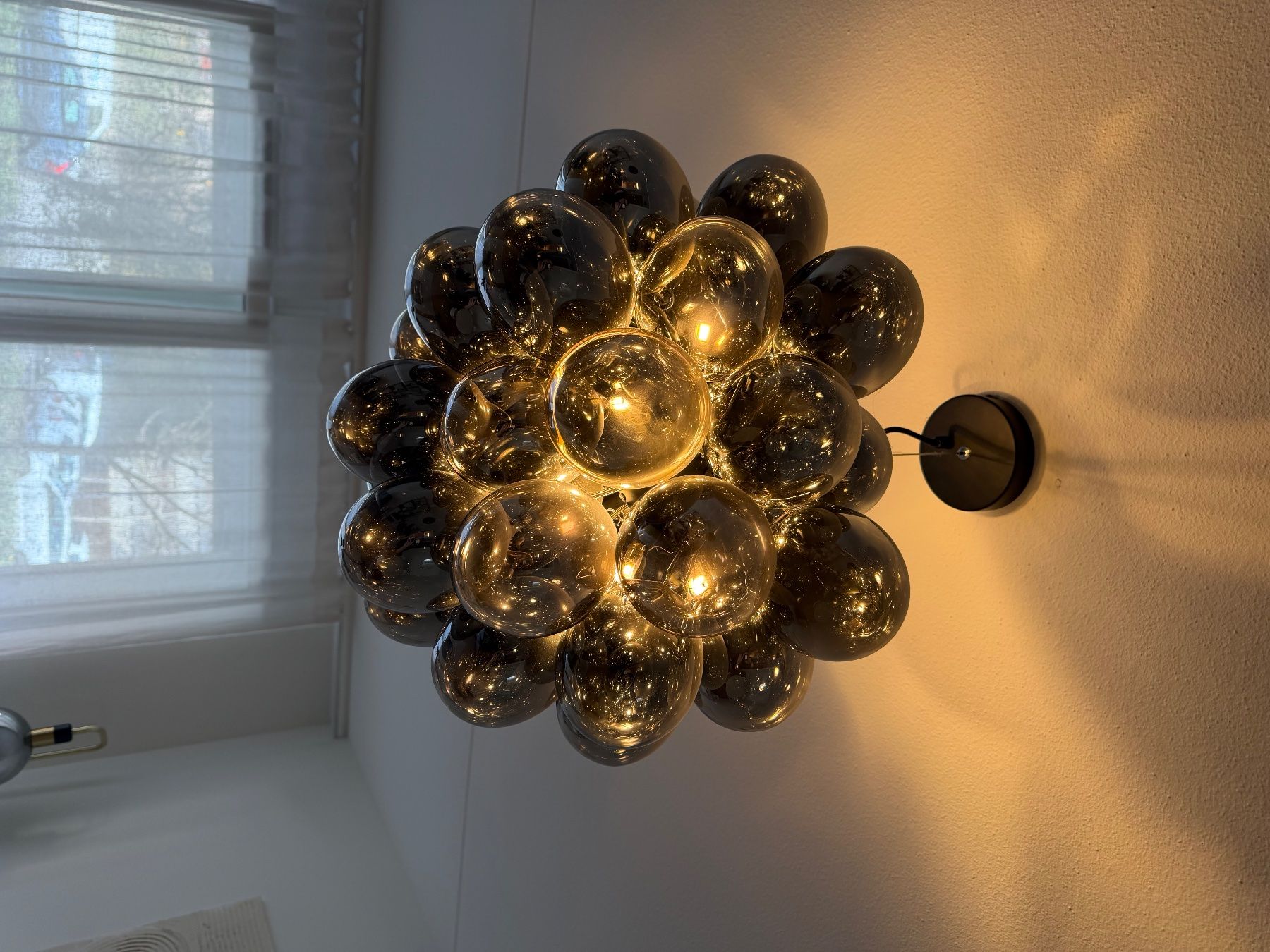 Lampadari & plafoniere: Suspension en verre fumé design – Usato da Clarens venduto da Louiise13 1