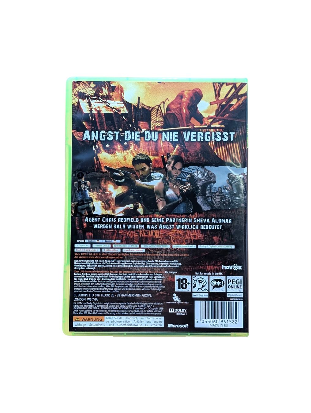 Microsoft Giochi: Resident Evil 5 Xbox 360 – Usato da Domat/Ems venduto da IsseldorsShop 1