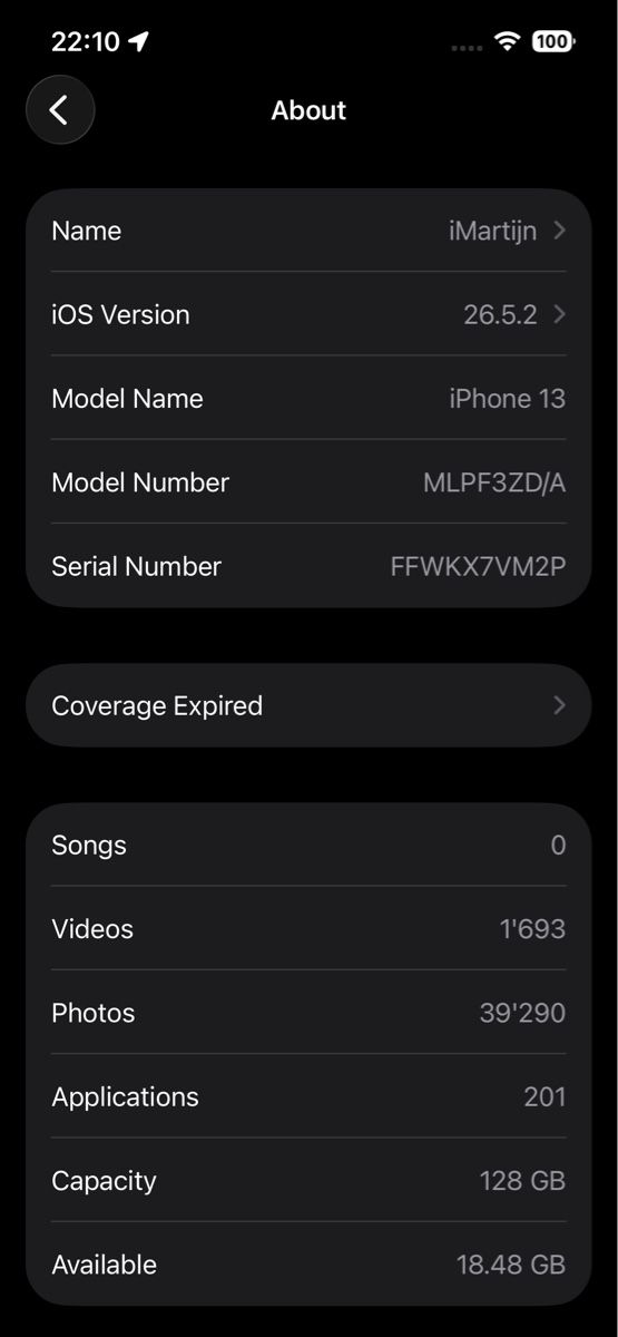 Apple Telefoni cellulari / Smartphones: iPhone 13 - 128gb – Usato da Prilly venduto da mai_r5jl 2