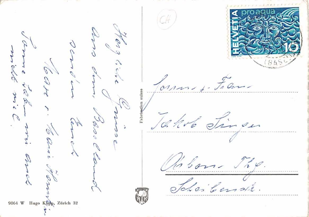 Ansichtskarten: 2 historische Ansichtskarten PRATTELN + REINACH BL – Gebraucht aus Lufingen von philatelieshop 3