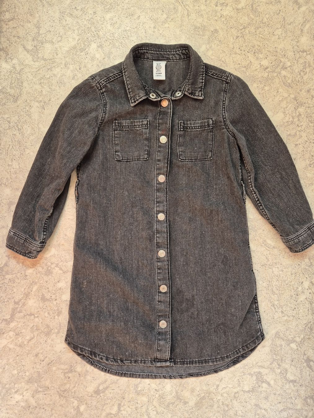 Vestiti & Gonne: Robe en jean gris, taille 110 – Usato da Yverdon-les-Bains venduto da somiou
