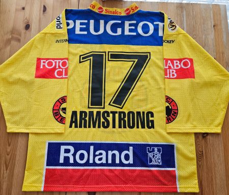 SC Bern Trikot #17 Derek Armstrong Grösse XL NLA SCB Hockey