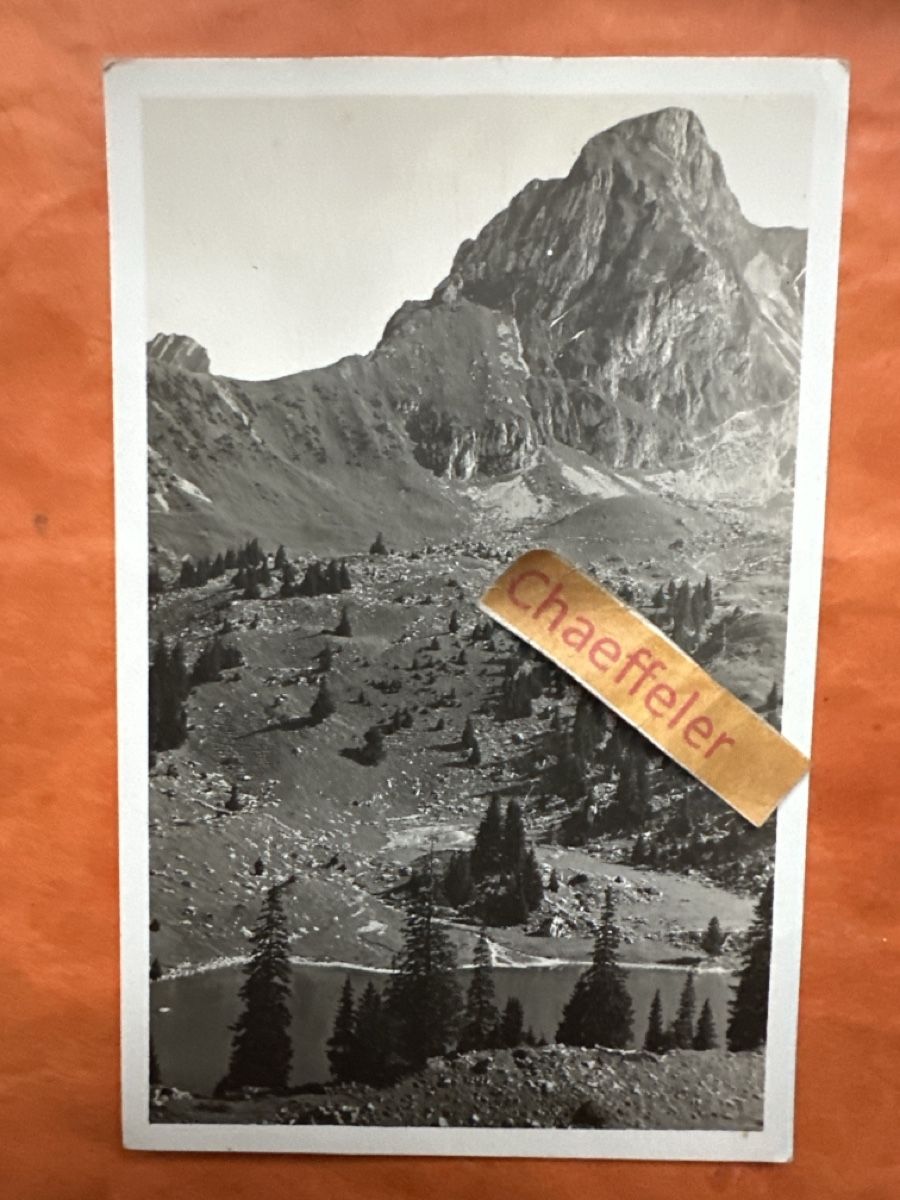 Ansichtskarten: Alte Ansichtskarte: Gantrisch u. Gantrischseeli, 1930 Feldp. – Gebraucht aus Zürich von Chaeffeler