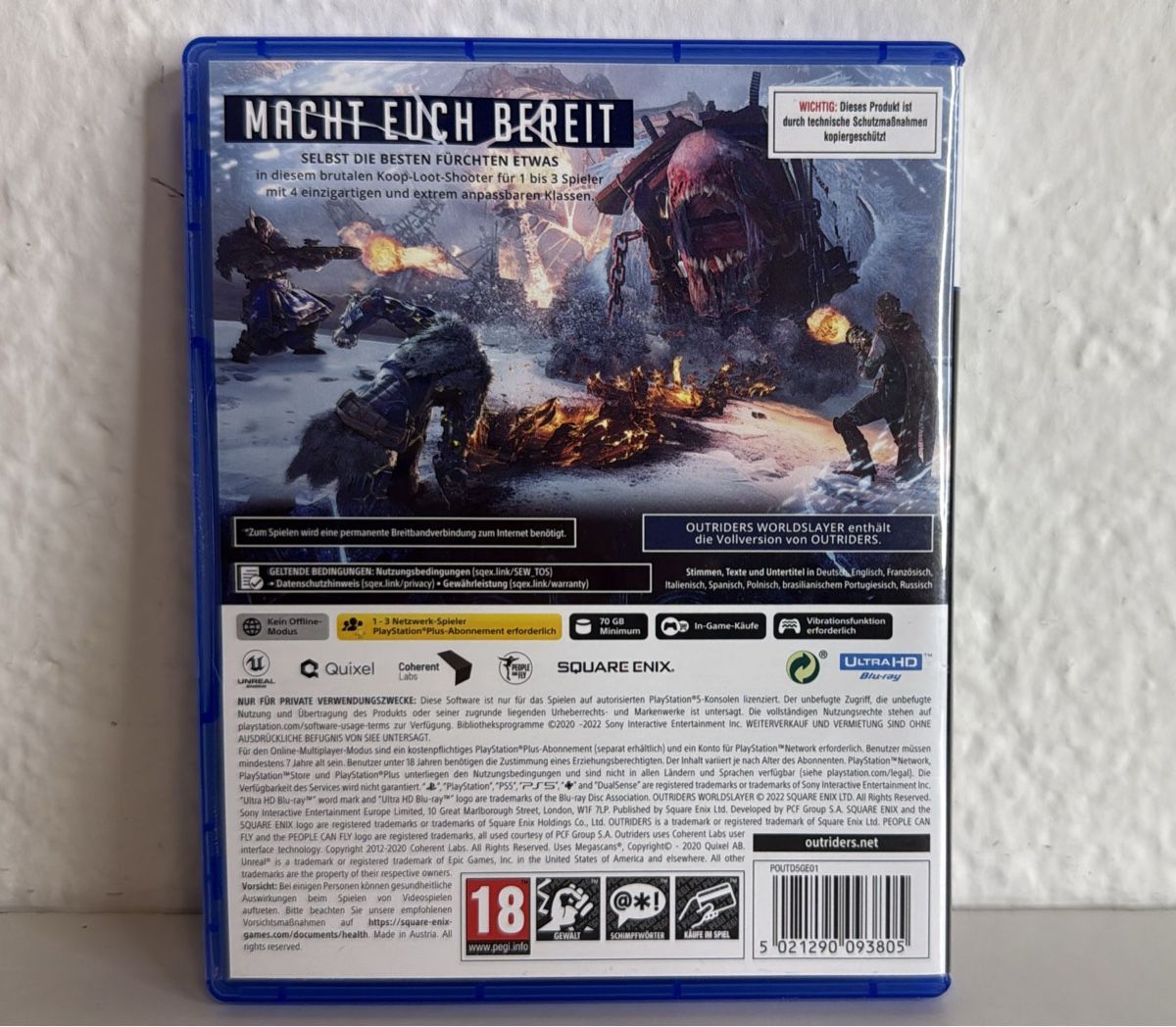 Sony Giochi: Outriders Worldslayer PS5 Game - Good Condition! – Usato da Ehrendingen venduto da bubulence 1