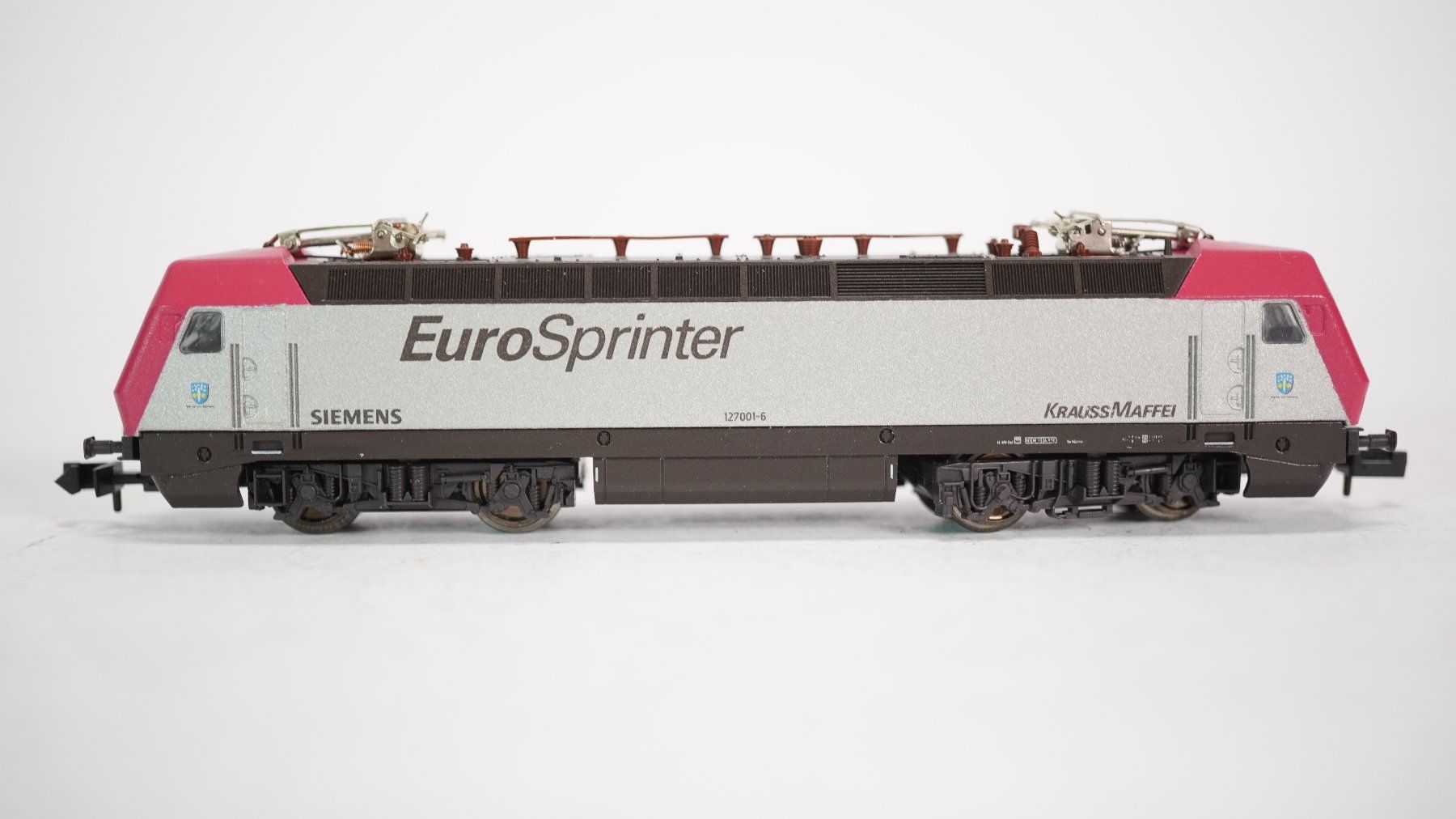 Trix Modellini di ferrovie: e37 Spur N Minitrix DB BR 127 EuroSprinter – Usato da Thun venduto da evinka_gmbh 3