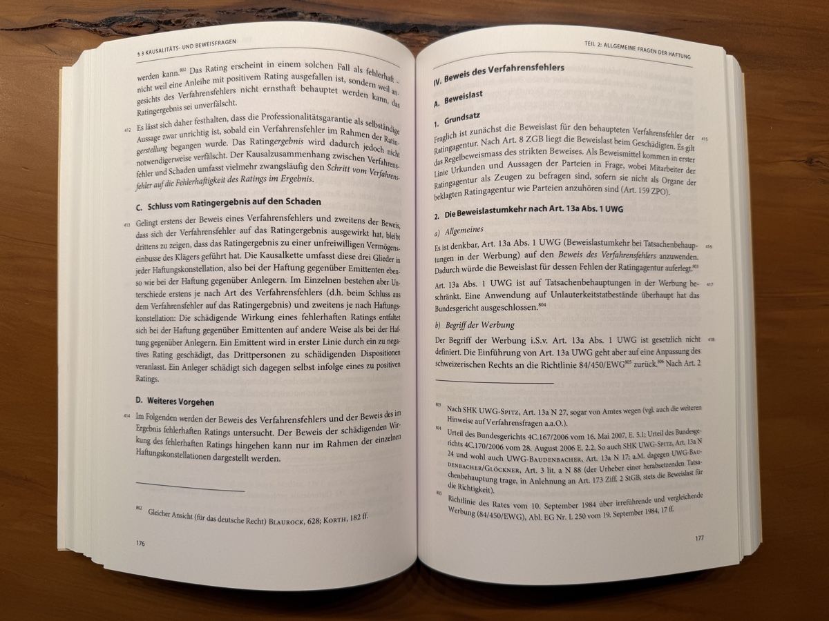 Libri: Die Haftung von Ratingagenturen, Diss. David Vasella – Nuovo (secondo la descrizione) da Volketswil venduto da doughboy 3