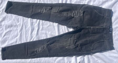Siksilk denim Jeans schwarz