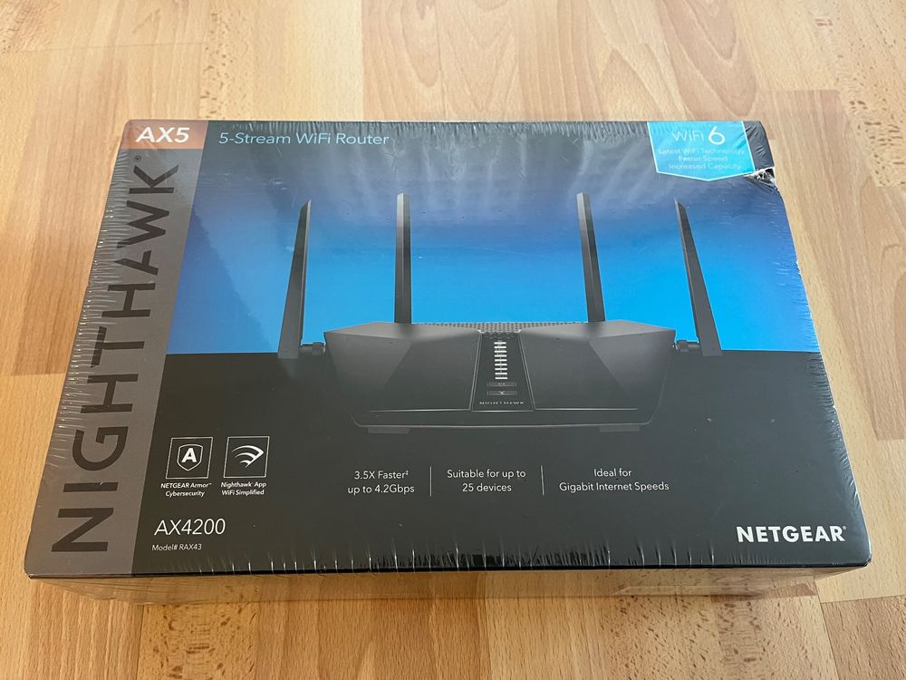 Nighthawk Wifi 6 Router AX4200 (RAX43) NEU 1