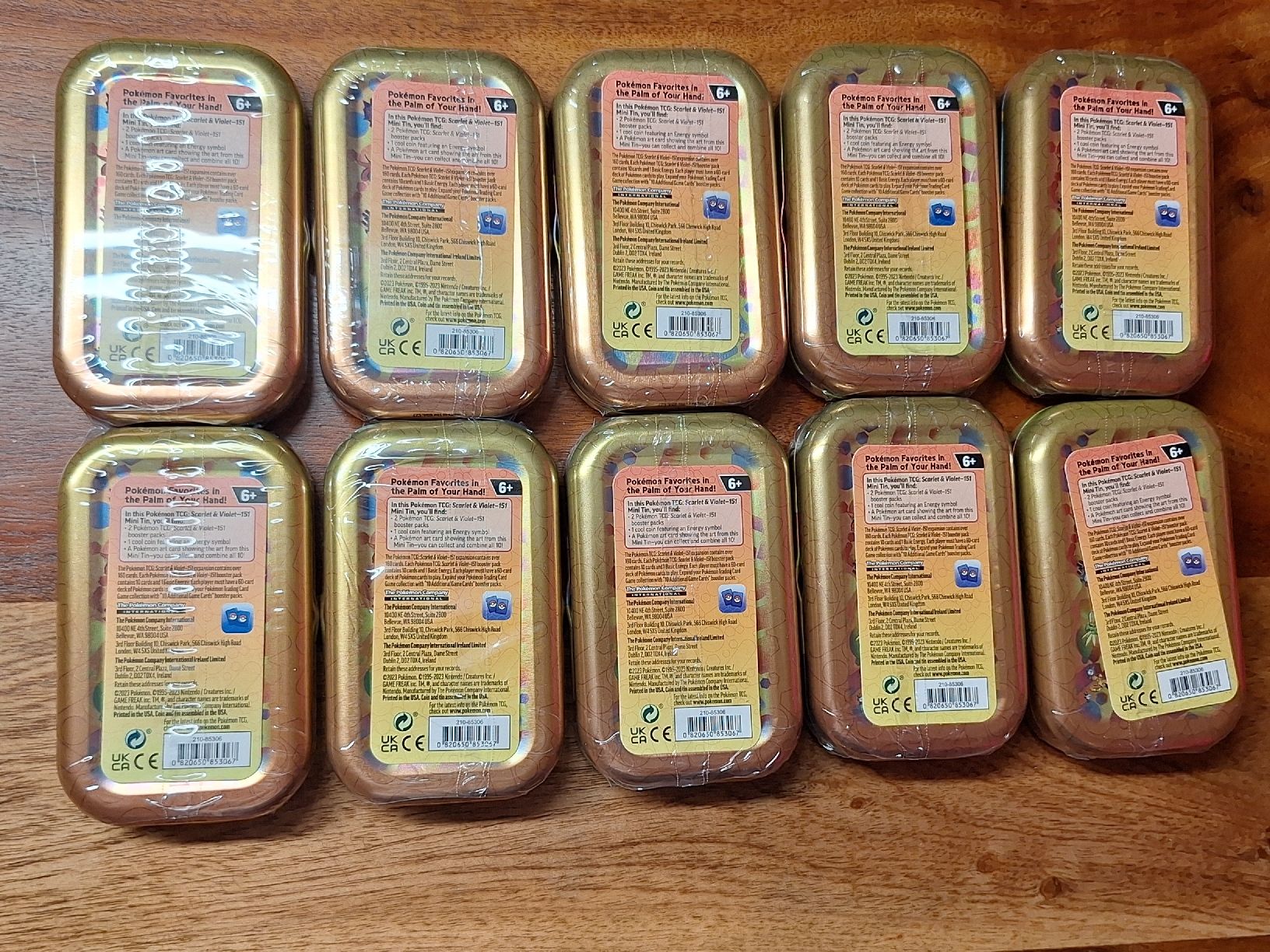 Pokémon Carte collezionabili: 10x 151 Mini Tins EN – Nuovo e nell'imballaggio originale da Ballwil venduto da Saschaz18 1