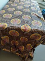 Stoff 125 x 360 cm - Medaillon Muster