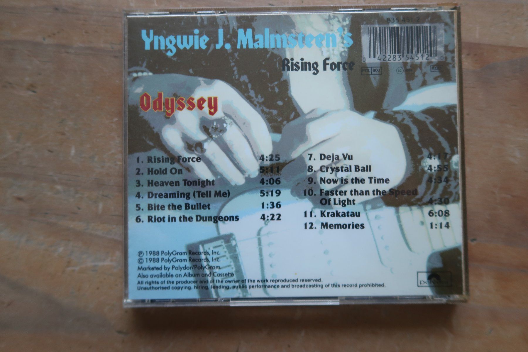 CD: YNGWIE MALMSTEEN - RISING FORCE - CD – Usato da Basel venduto da Patiscat 1