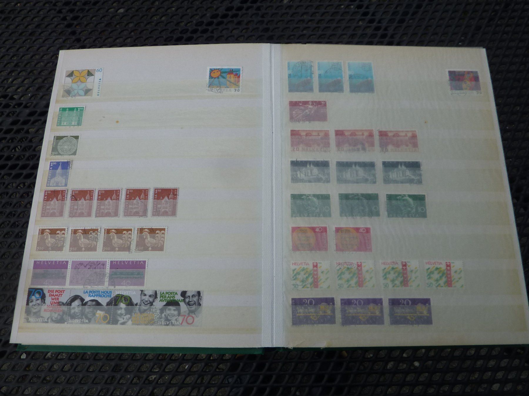 Tutti i francobolli: Briefmarkenalbum, Schweiz – Usato da Gelfingen venduto da btrottmann 1