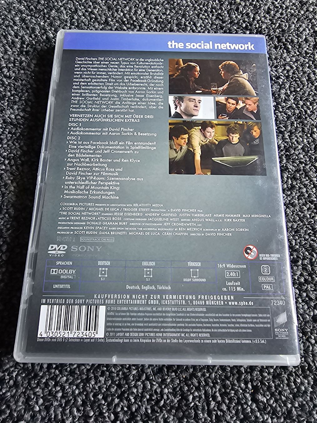 Tutti i DVDs: The Social Network (20375) – Usato da Ruswil venduto da jan_bxl5 1