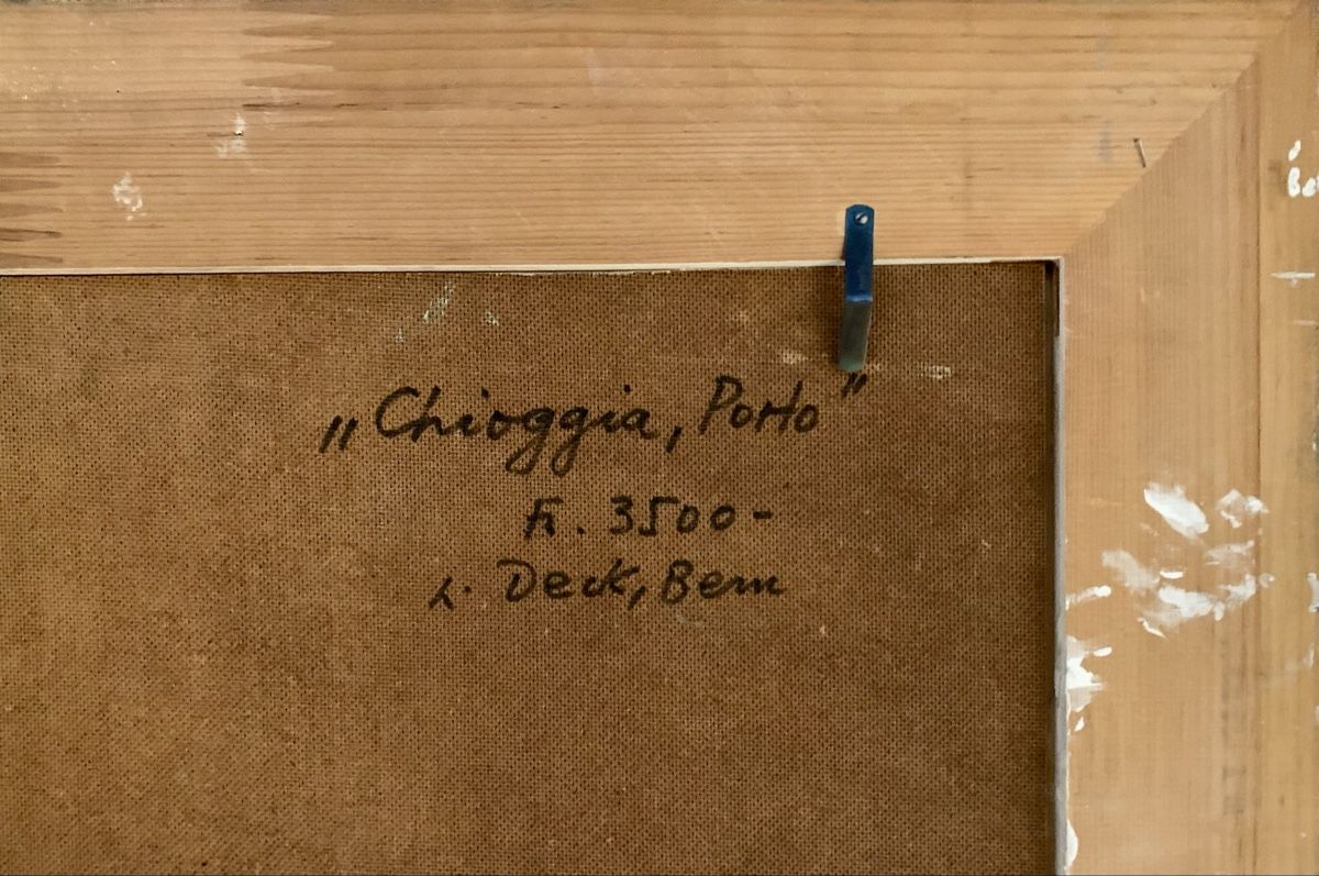 Dipinti: Schweizer Kunst - Leo DECK (1908-1997) – Usato da Düdingen venduto da polytropon_5 4