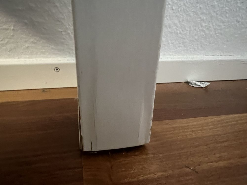 Tisch ausziehbar - weiss - Ikea - mit Defekt 5