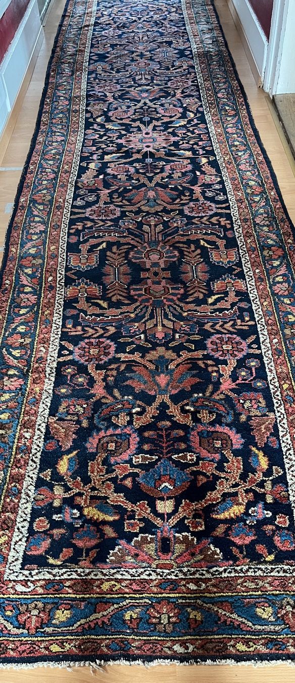 Tapis: Echter Orientteppich Läufer, Grundfarbe blau – D'occasion à Burgdorf par wiwy51 1