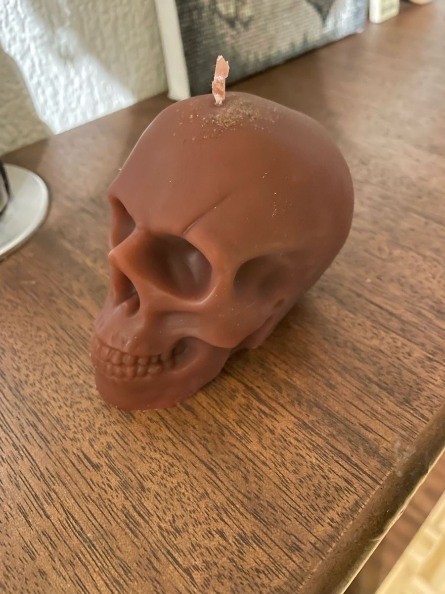 Candele: Kerze Totenkopf neu – Nuovo (secondo la descrizione) da Dietikon venduto da Apel 1