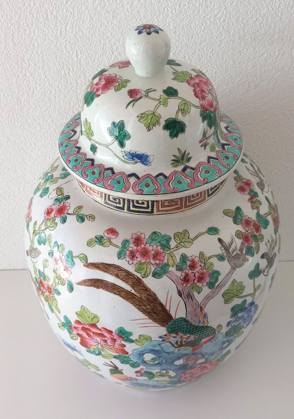Vasi & Recipienti: China antikes Gefäss mit Deckel, Phönixmuster, gross – Usato da Bévilard venduto da Orscha 1
