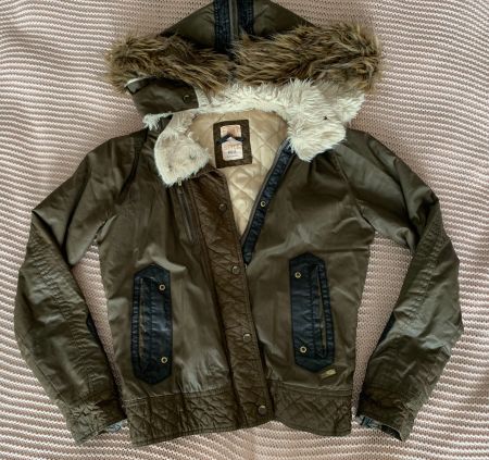 Veste kaki hiver, pour femme