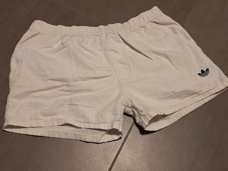 Vintage 90er Jahre Adidas weisse Shorts Gr. 48