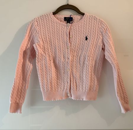 Polo Ralph Lauren Strickjacke rosa Grösse M Mädchen