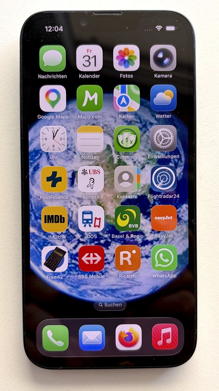 Apple Handys / Smartphones: iPhone 14 mit 128 GigaByte, Farbe Midnight, wie neu – Gebraucht aus Basel von ren_boz