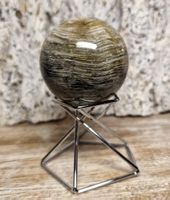 Lodolit Gartenquarz Kugel 47mm 138g