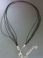 Kette cord  schwarz, 45cm