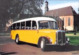 Postauto // Saurer Kirche // Foto