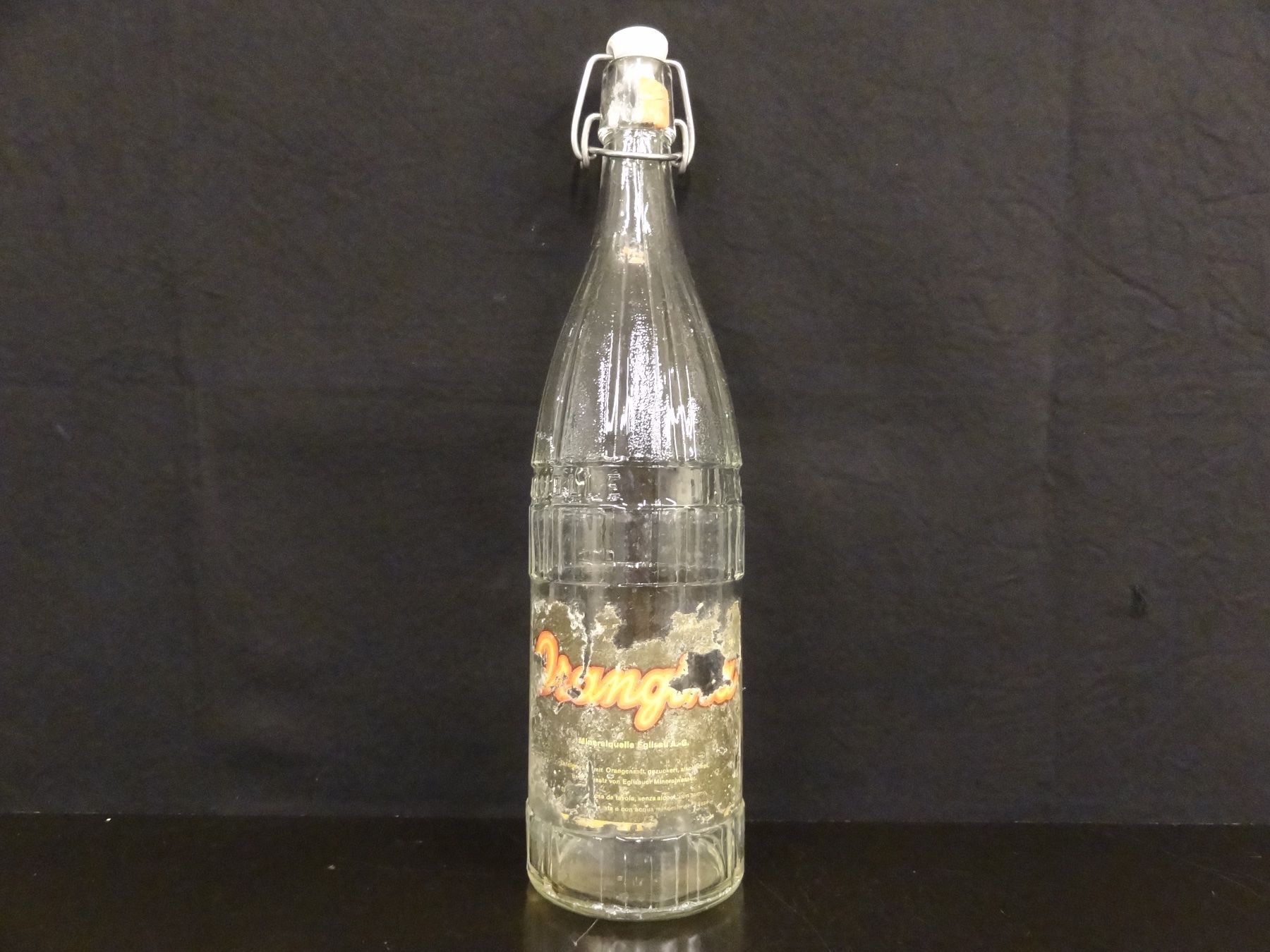 Bicchieri, Caraffe & Bottiglie: Flasche ORANGINA EGLISAU 1962 – Usato da Kerzers venduto da Flaschenposten