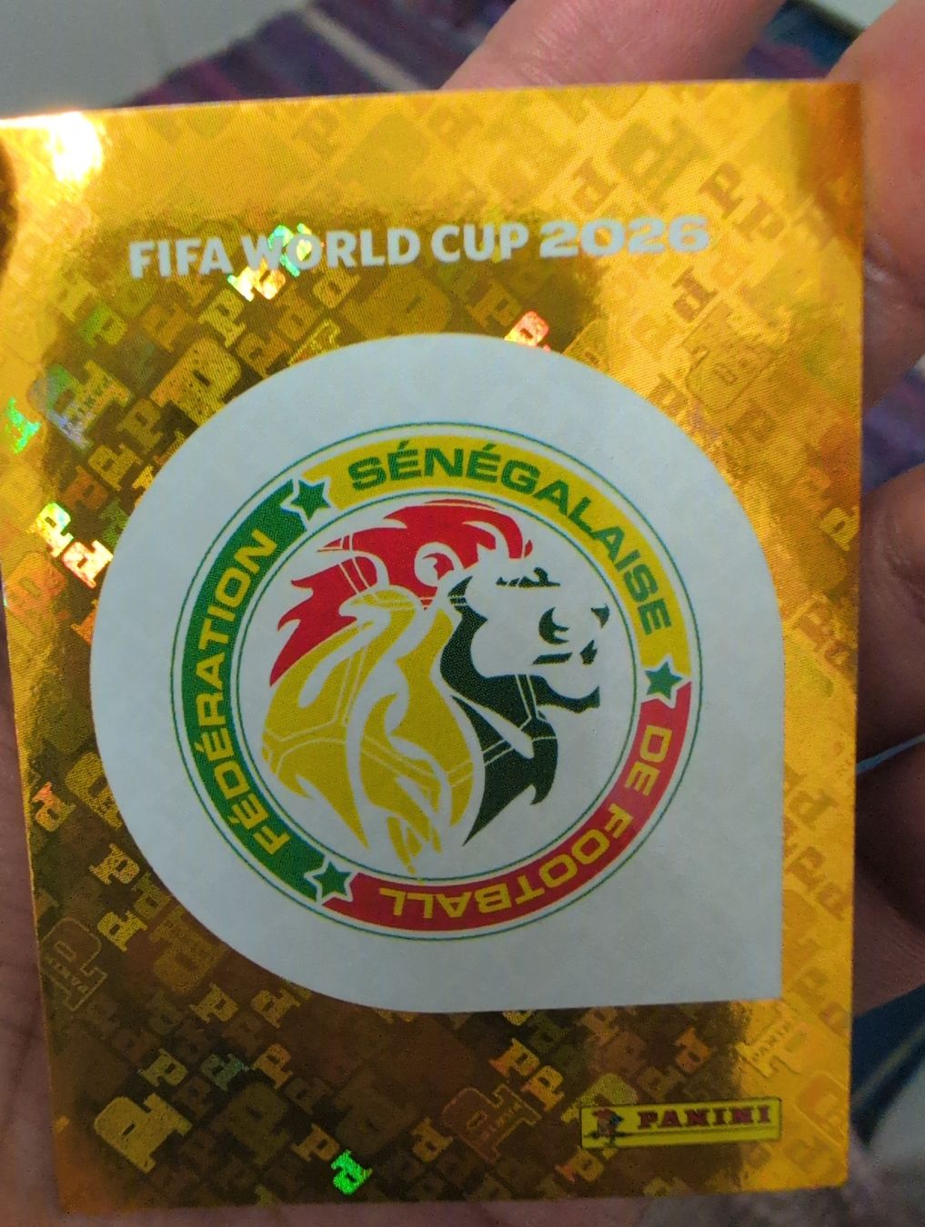 Panini Carte collezionabili: Logo Sénégal SEN 1 – Nuovo e nell'imballaggio originale da Lausanne venduto da KarolyneBaiao
