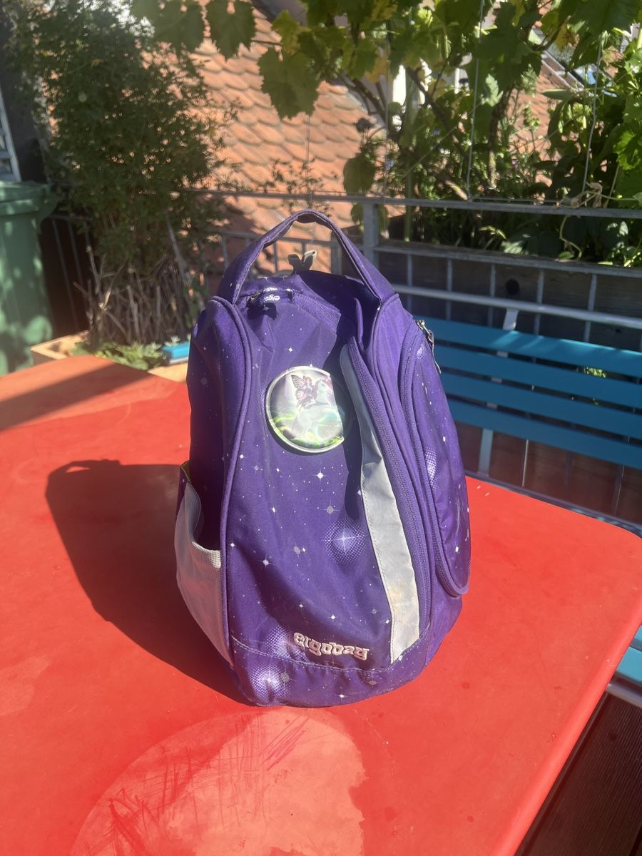 Ergobag Borse & Zaini: Ergobag Schulrucksack Set Lila Sterne gebraucht – Usato da Basel venduto da Mirkymirc 4