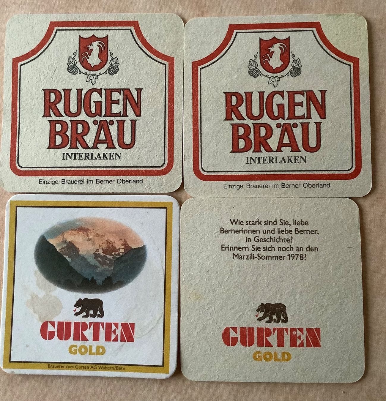 Dessous de verre: 7 Bierdeckel Kanton Bern – D'occasion à Lichtensteig par Buemo 2