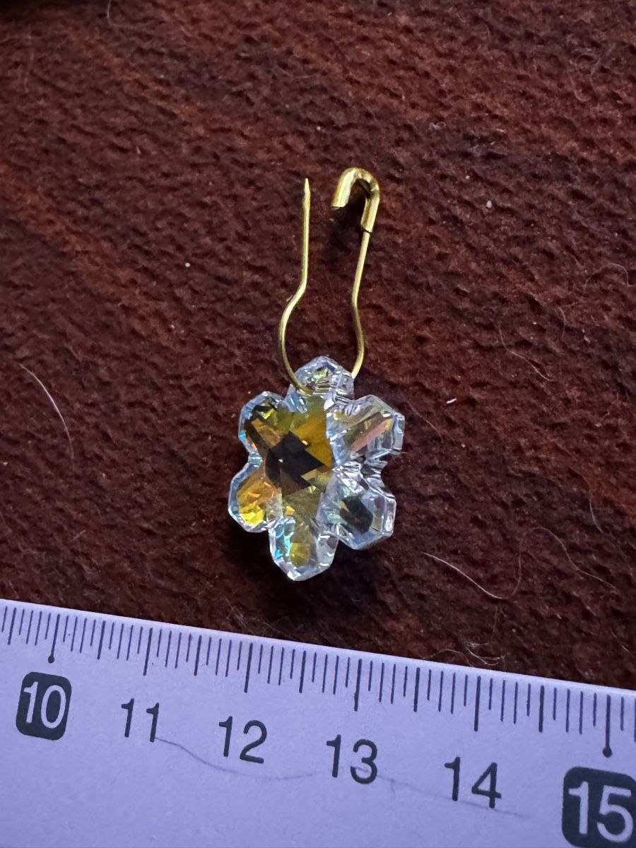 Swarovski Ciondoli: Schneeflocke aus Swarovski-Kristall – Nuovo (secondo la descrizione) da Muttenz venduto da einfach-schoen 2