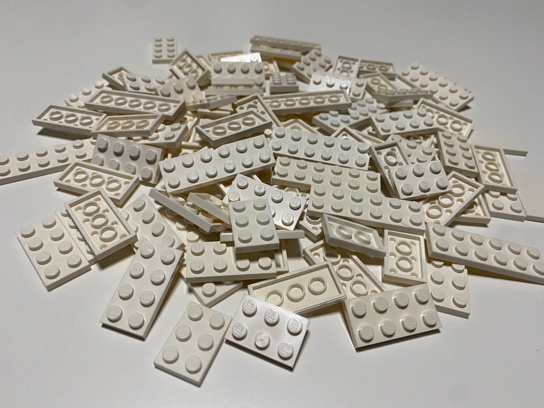 Lego Giocattoli: LEGO - 100 - WEISSE - ZWEIERPLÄTTLI – Usato da Gelterkinden venduto da ajdt4